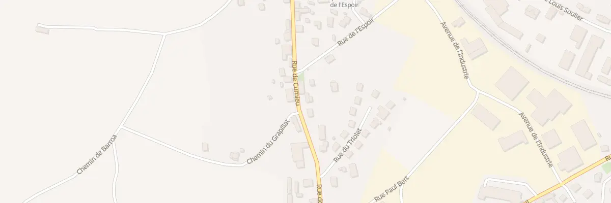Plan du 14 Rue de Curnieu à Villars