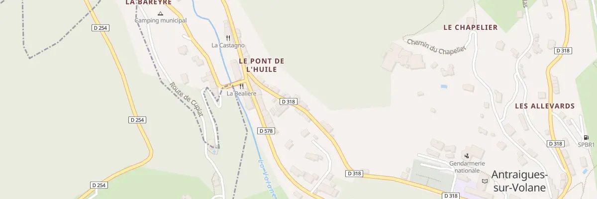 Plan du 5248 Le Pont de l’Huile à Vallées-d’Antraigues-Asperjoc