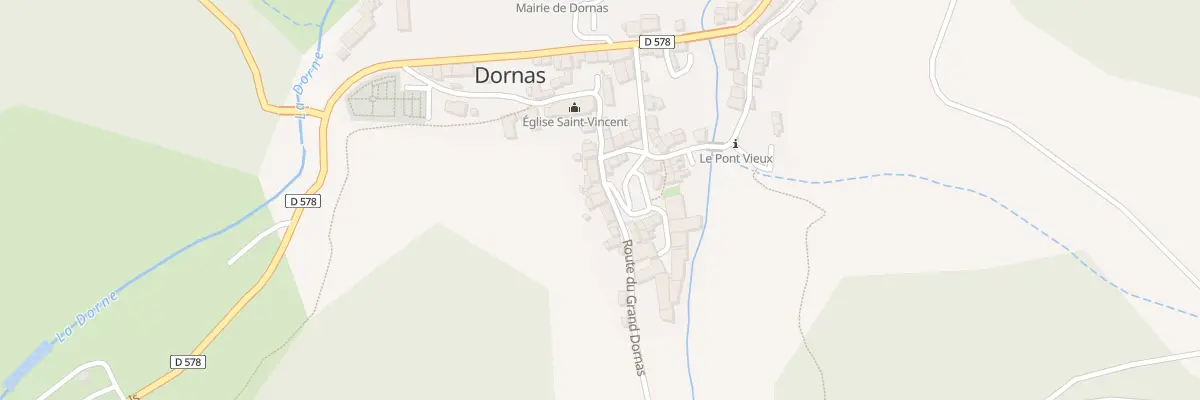 Plan du 5096 Le Village à Dornas