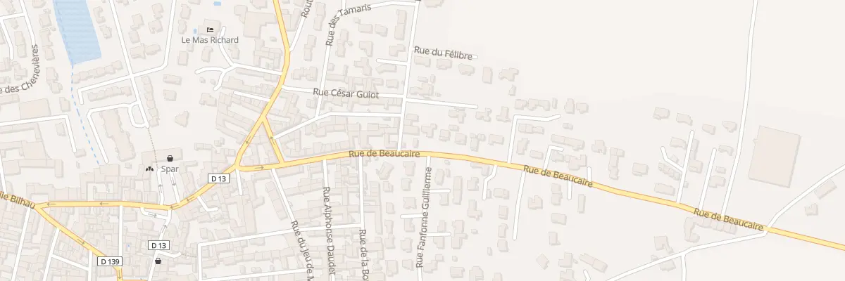 Plan du 25B Rue de Beaucaire à Générac