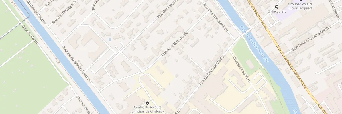 Plan du 21 Rue de la Briqueterie à Châlons-en-Champagne