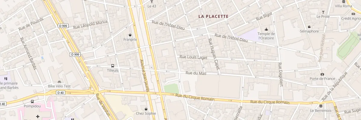 Plan du 29 Rue Ernest Renan à Nîmes