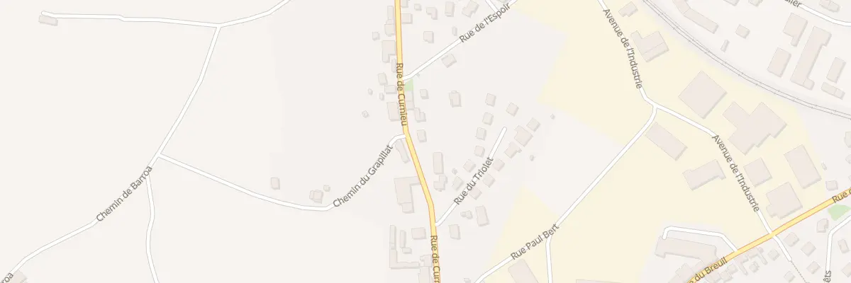 Plan du 12 Rue de Curnieu à Villars