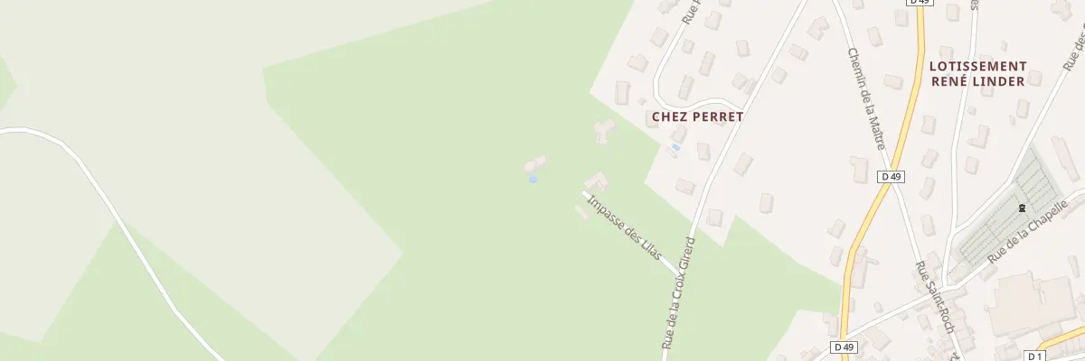 Plan du 5459 Chez Perret à Violay