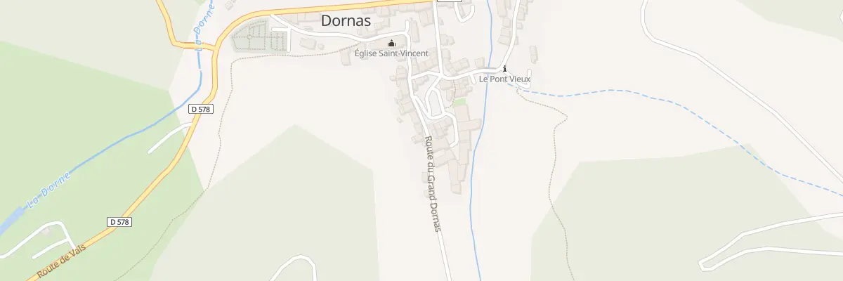 Plan du 5091 Le Village à Dornas