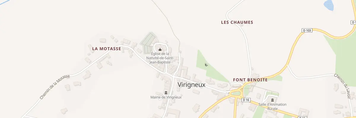Plan du 5045 Le Bourg à Virigneux
