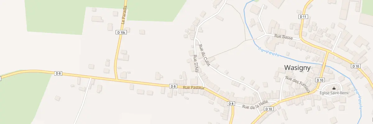 Plan du 3 Rue d’Azy à Wasigny