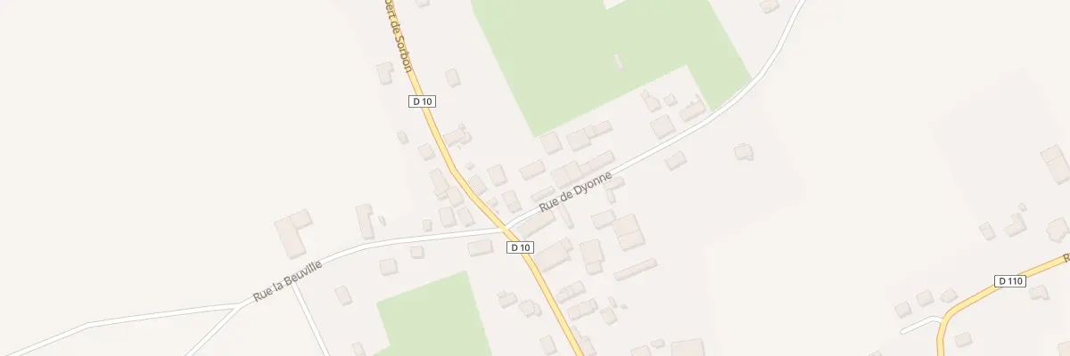 Plan du 5052 La Beuville à Sorbon