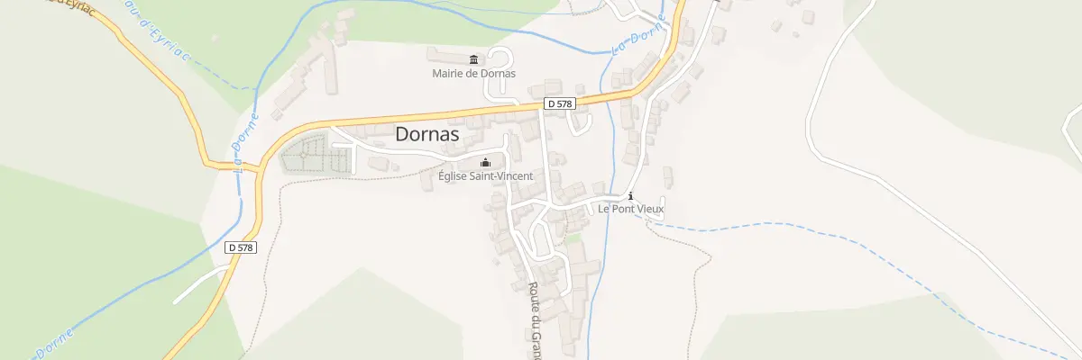 Plan du 5114 Le Village à Dornas