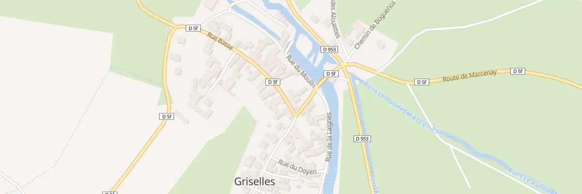 Plan du 2 Rue Basse à Griselles