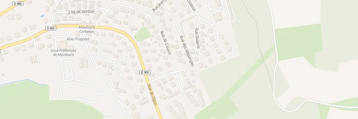 Plan du 43 Rue de Couvin à Montbard