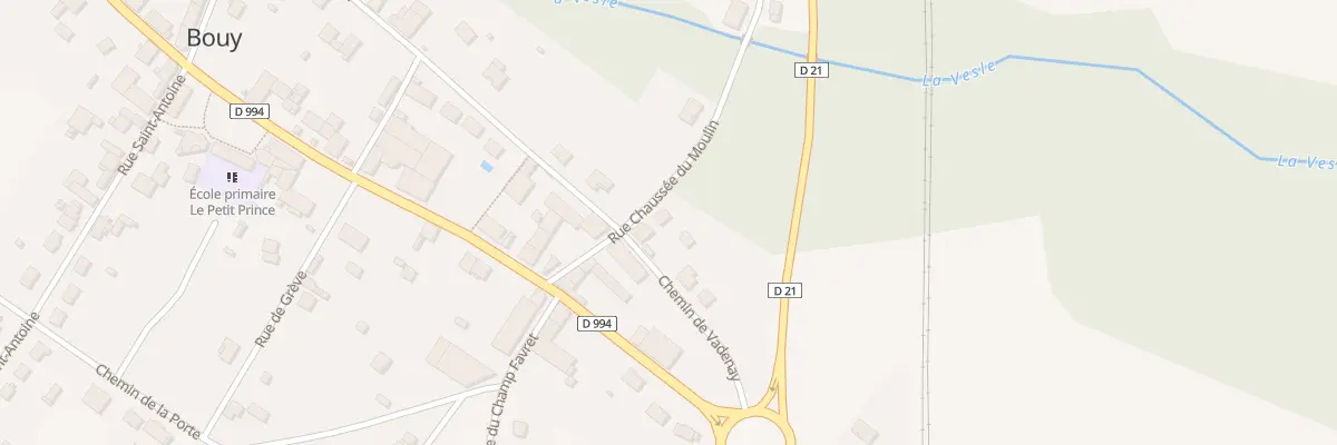 Plan du 2 Rue Chaussee du Moulin à Bouy