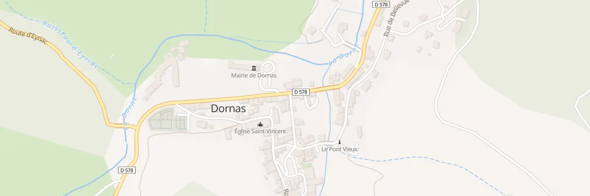 Plan du 5068 Le Village à Dornas