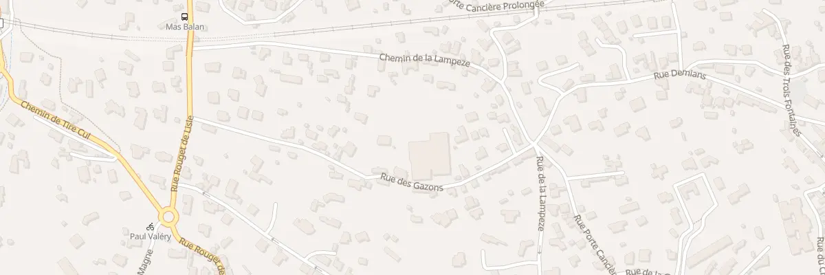 Plan du 10 Rue des Gazons à Nîmes