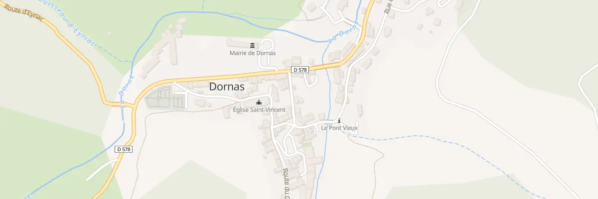 Plan du 5070 Le Village à Dornas