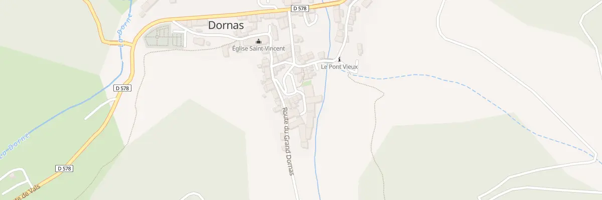 Plan du 5083 Le Village à Dornas