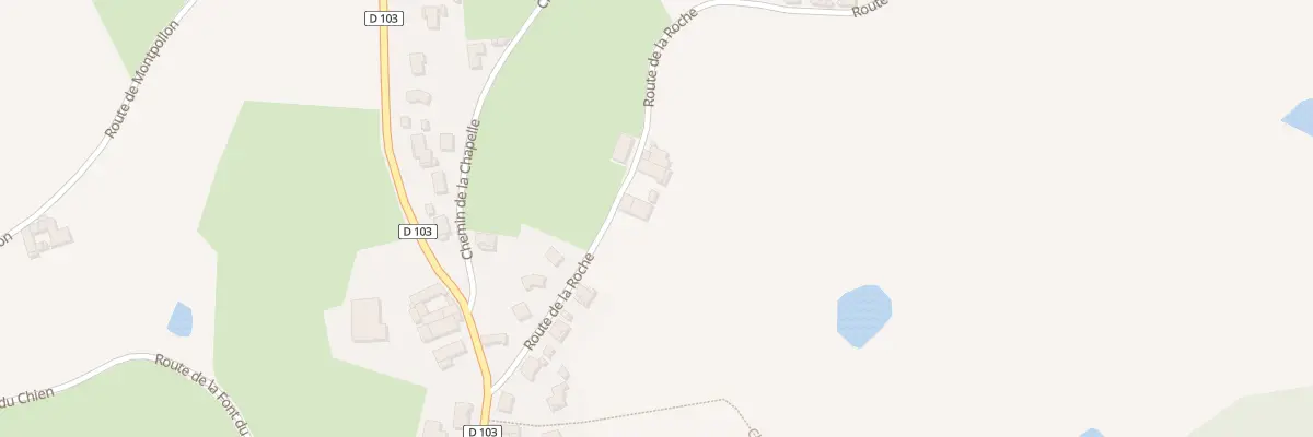 Plan du 186 Rte de la Roche à Maringes