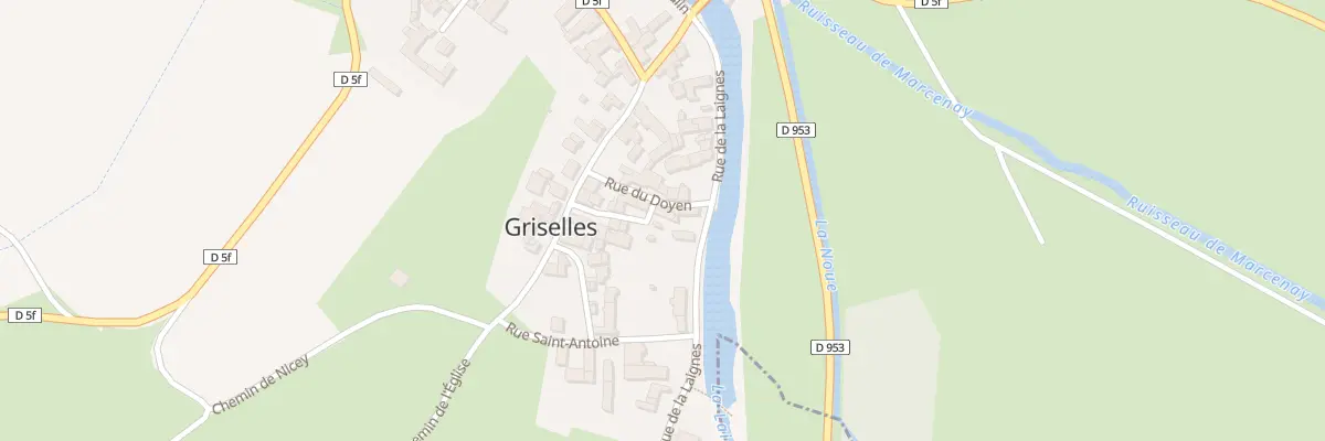 Plan du 2 Rle du Doyen à Griselles