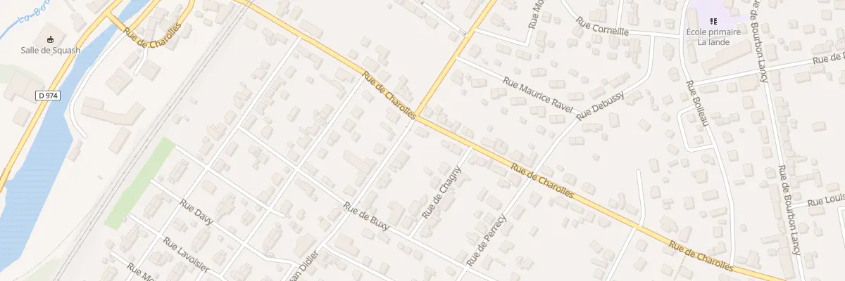 Plan du 38 Rue de Charolles à Montceau-les-Mines