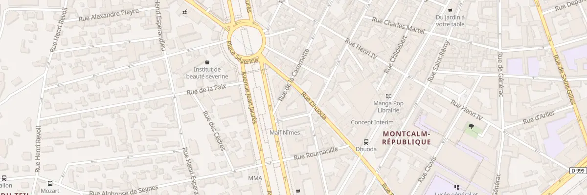 Plan du 47 Rue de la Casernette à Nîmes