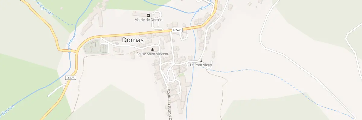 Plan du 5073 Le Village à Dornas