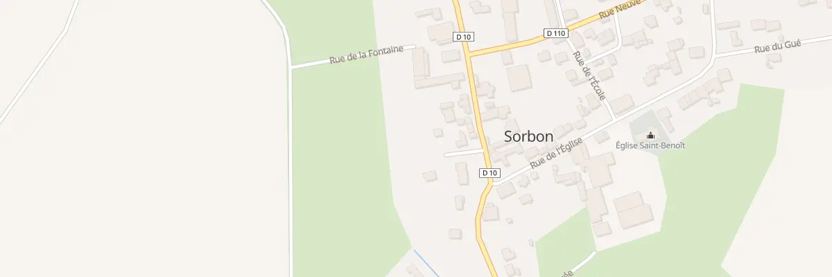 Plan du 5035A La Fontaine à Sorbon
