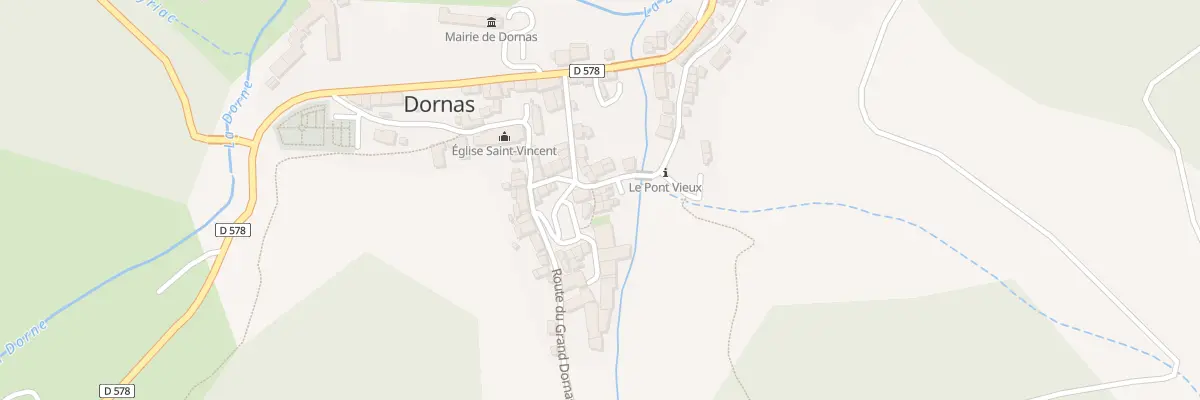 Plan du 5078 Le Village à Dornas