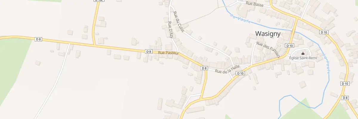 Plan du 9 Rue Pasteur à Wasigny