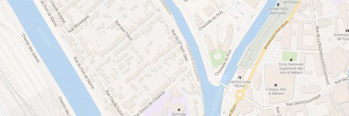 Plan du 36 Rue Chedel à Châlons-en-Champagne