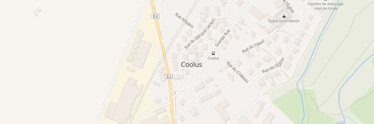 Plan du 2 Rue du Général Leclerc à Coolus