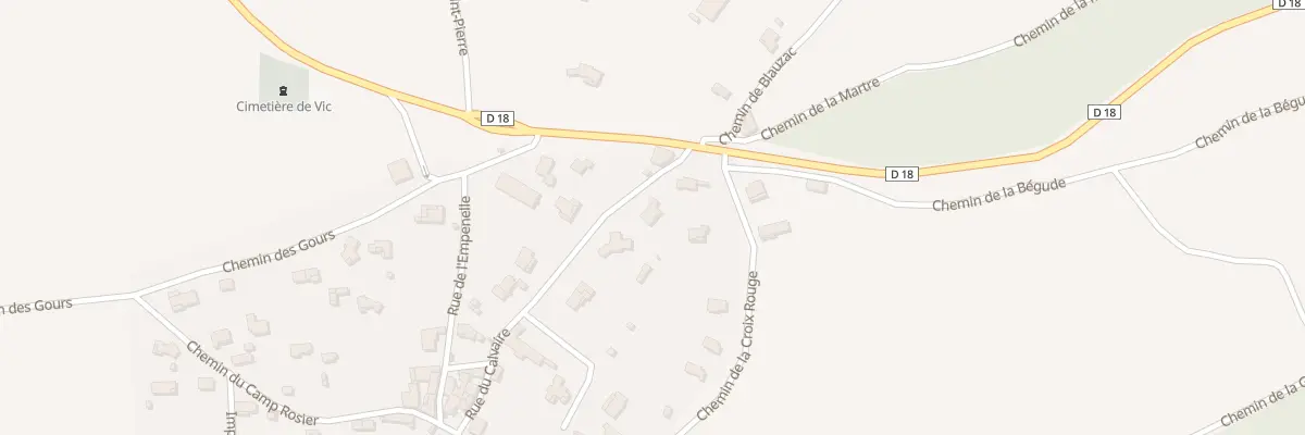 Plan du 101 Rue du Calvaire à Sainte-Anastasie