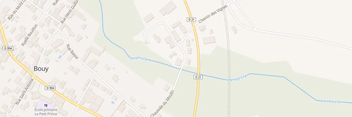 Plan du 5 Rue Chaussee du Moulin à Bouy
