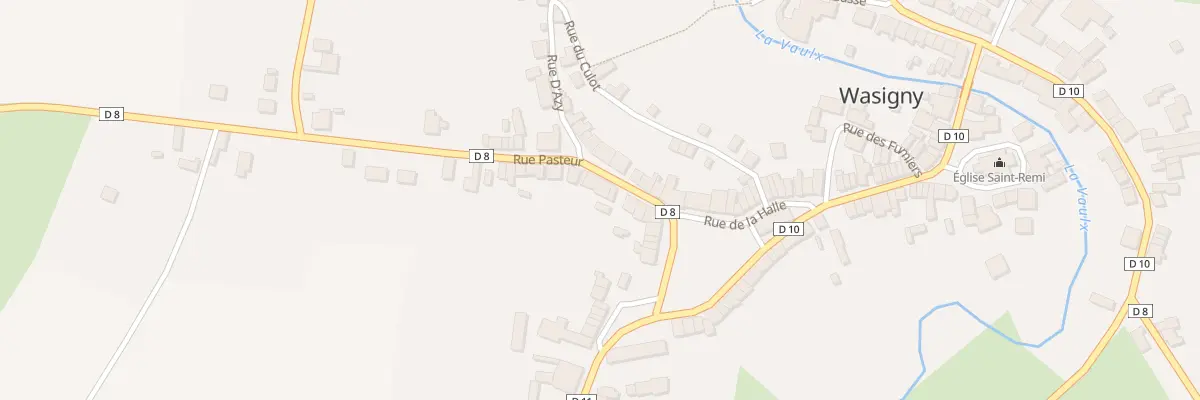 Plan du 7 Rue Pasteur à Wasigny