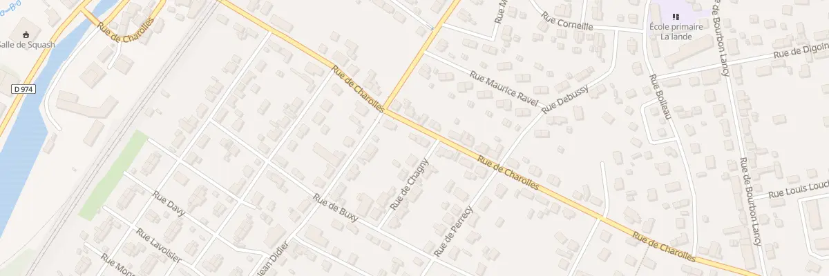 Plan du 40 Rue de Charolles à Montceau-les-Mines