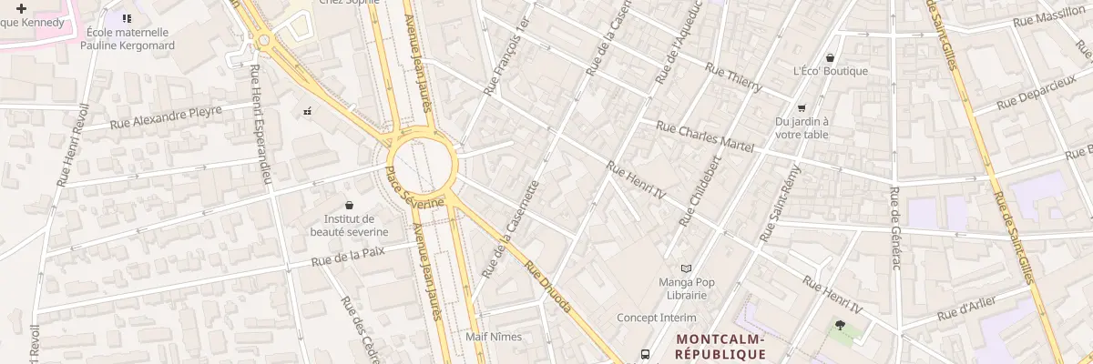 Plan du 37 Rue de la Casernette à Nîmes