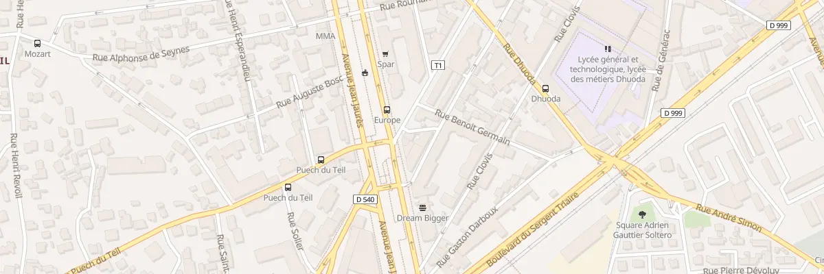 Plan du 89 Rue de la République à Nîmes