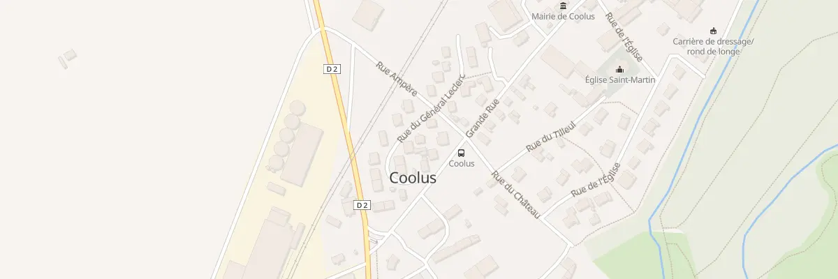 Plan du 8 Rue du Général Leclerc à Coolus