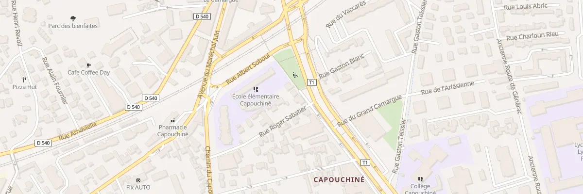 Plan du 8 Rue de la Ranquette à Nîmes