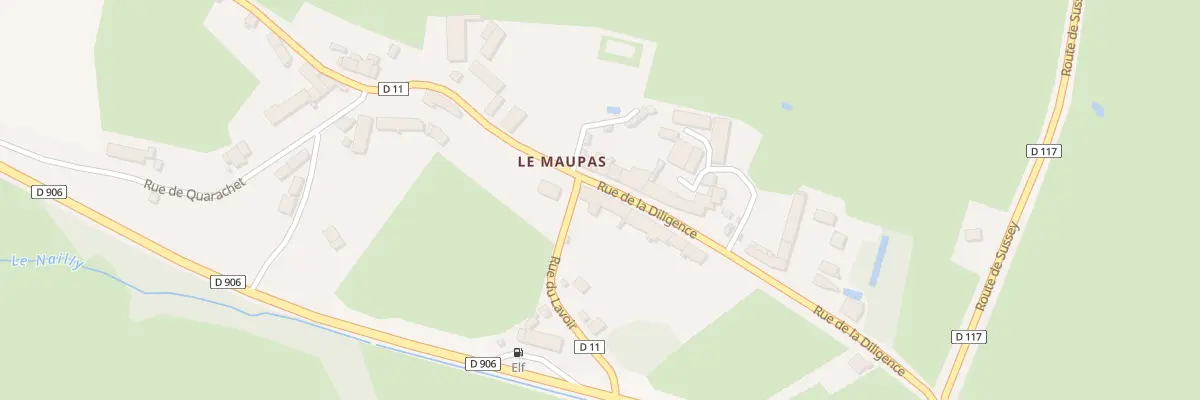 Plan du 8 Rue de la Diligence à Sussey