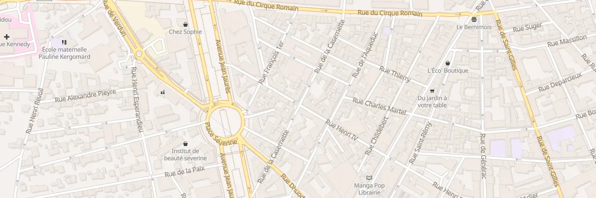 Plan du 26 Rue de la Casernette à Nîmes