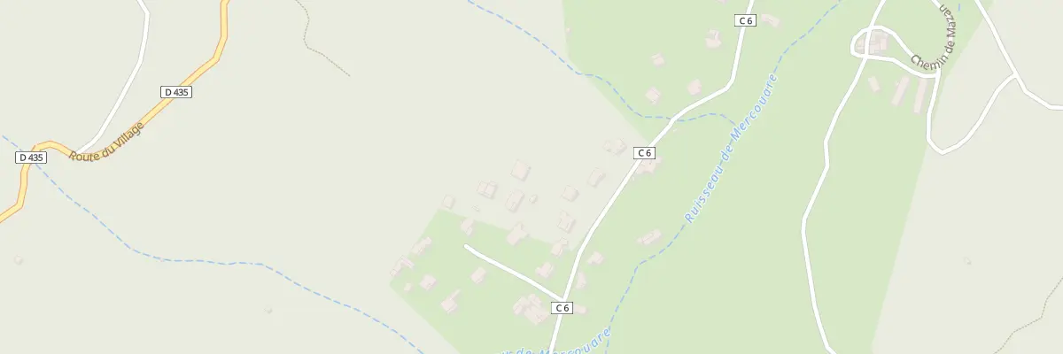 Plan du 5546 Rompudes à Mercuer