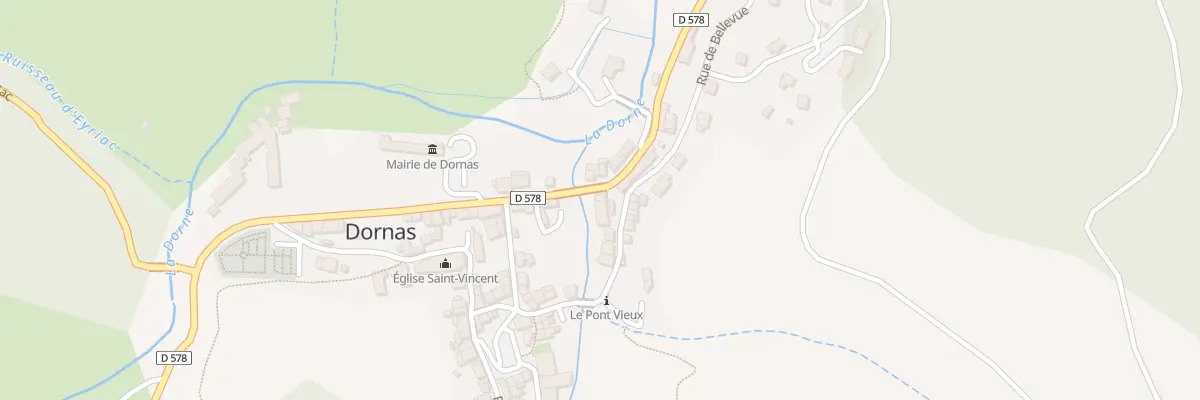 Plan du 5063 Le Village à Dornas
