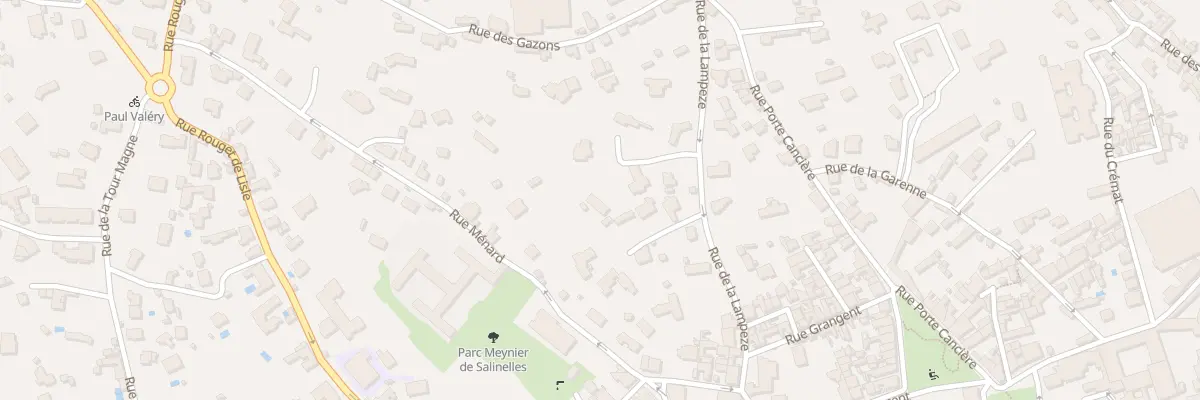 Plan du 61B Rue de la Lampèze à Nîmes