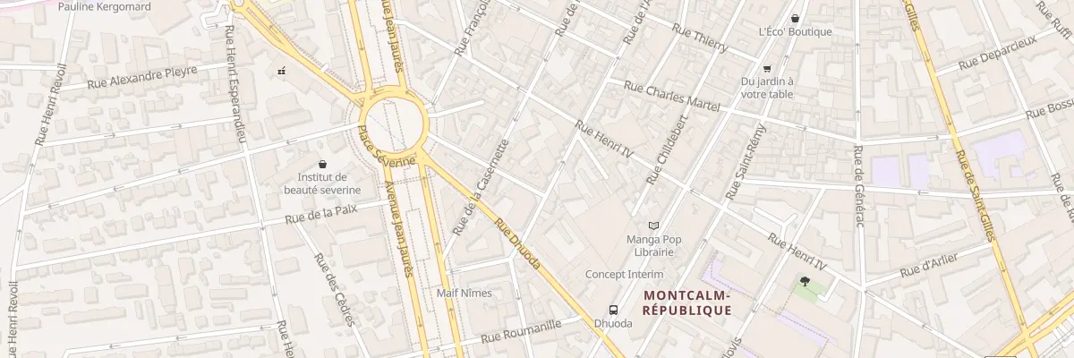 Plan du 11 Rue Dumont d’Urville à Nîmes