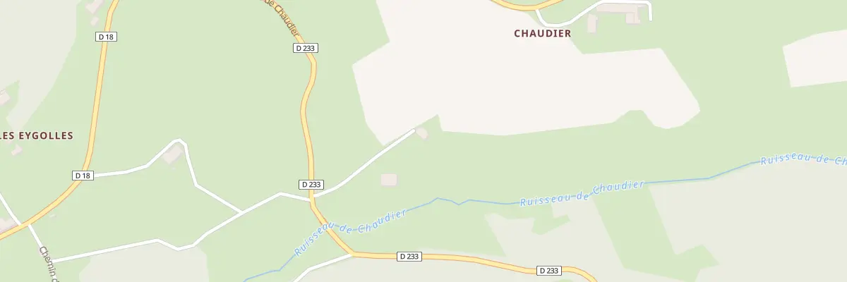 Plan du 5090 Chaudier au Mas-de-Tence