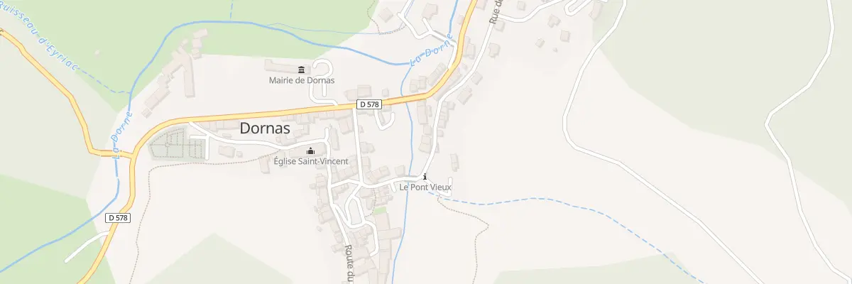 Plan du 5060 Le Village à Dornas