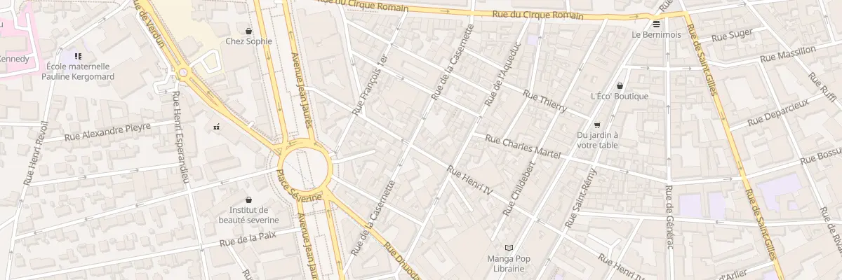 Plan du 33 Rue de la Casernette à Nîmes