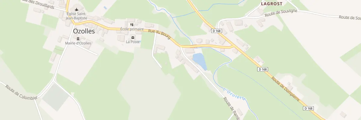 Plan du 30 Rte de Rambuteau à Ozolles