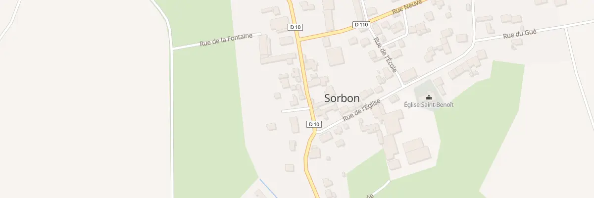 Plan du 5035 La Fontaine à Sorbon
