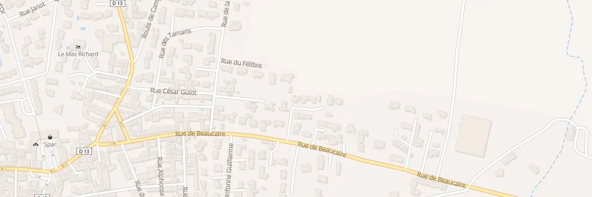 Plan du 35D Rue de Beaucaire à Générac